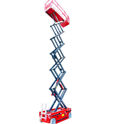 Elektro-Hydraulische Batterie-betriebene Schere Liftplattform Tisch Max Lifthöhe 8m