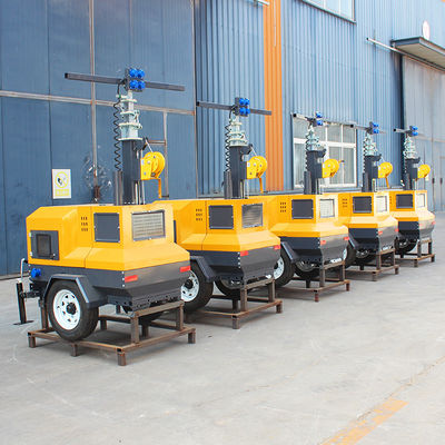 Bauwerk Mobilleuchtturm Anhänger montierte Dieselgenerator Mobilleuchtturm