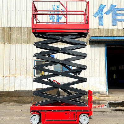 8 m selbstfahrende Luftarbeitsplattform mit Batterie und 48 V/4,5 kW Hubleistung