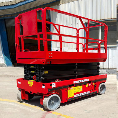 8 m selbstfahrende Luftarbeitsplattform mit Batterie und 48 V/4,5 kW Hubleistung