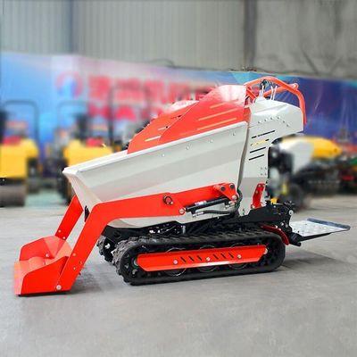 270L Eimerkapazität Hydraulischer Beton Selbstbelastung gefolgt Gummi-Spur Crawler Mini-Dumper
