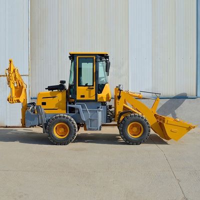 Diesel CE EPA Motor Mini Retroexcavadora Bauernhof Bagger Baggerlader 4x4 Bagger