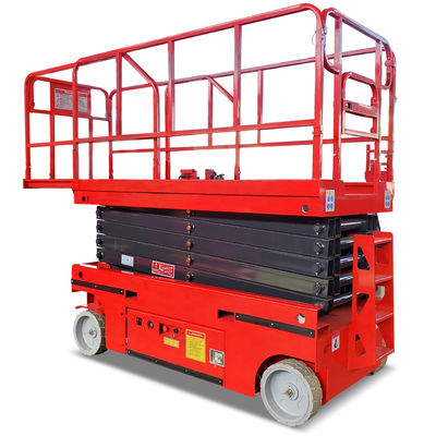 Elektrische Schere mit Ladergewicht ca. 2000 kg und professionelle Hebanforderungen