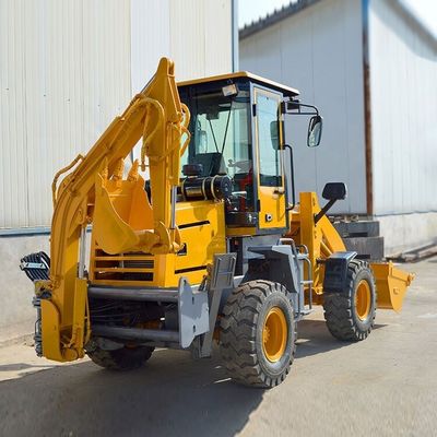 Vielseitige 1 Tonnen Backhoe-Lader und Schleppbare Mini-Backhoe für Ihre Baubedarf