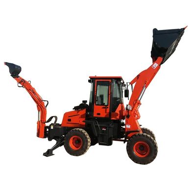 55kw-Backhoe-Lader mit 4x4-Rad-Lader unübertroffene Leistung und Zuverlässigkeit