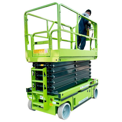 Mindesthöhe 1700 mm mobile selbstfahrende Schere Liftplattform zur Glasreinigung
