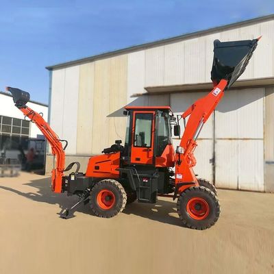4x4 Radantrieb 400kg-2,5 Tonnen Mini-Lader Backhoe-Lader zum Verkauf mit Schneeschuppe