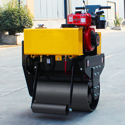 11KW Walking Behind Mini 500Kg Einzeltrommel Hand Asphalt Kleine Tandem Rollen Verdichter