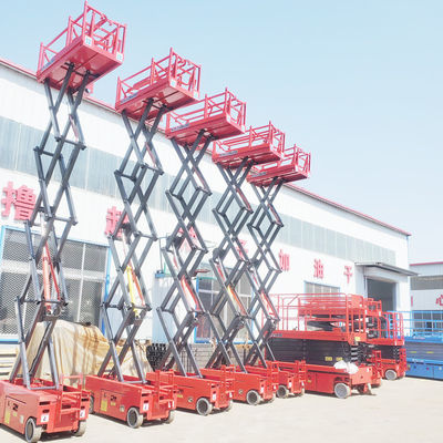 2000 kg mobiler hydraulischer Batterieanhänger Elektrischer Scherelifter für Luftarbeitsplattform