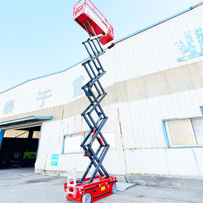Bequemer Kantelever Automatisches hydraulisches Luftwerk Schere Lift mit 900 mm Plattform