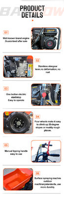 CE zugelassener 60 KW elektrisch-motorisierter Mini-Dumper mit 300 kg Lastkapazität