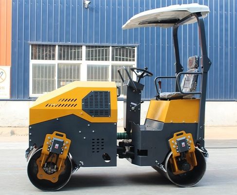 CE-zertifizierte 3-Tonnen-kompakte vibrierende Straßenwalzmaschine mit Hydraulikventil HYDAC