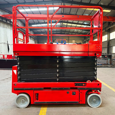 Batteriebetriebene 4-14m Elektrische bewegliche Schere Baulift mit hydraulischem System