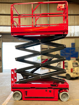 Batteriebetriebene 4-14m Elektrische bewegliche Schere Baulift mit hydraulischem System