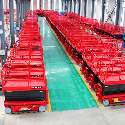 400 mm*2400 mm Bewegliche Crawler Mobile Manlift für Luftarbeiten auf hoher Plattform 5m-14m