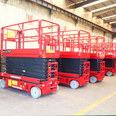 400 mm*2400 mm Bewegliche Crawler Mobile Manlift für Luftarbeiten auf hoher Plattform 5m-14m