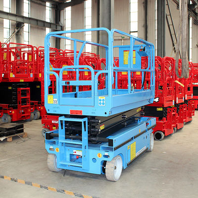 400 mm*2400 mm Bewegliche Crawler Mobile Manlift für Luftarbeiten auf hoher Plattform 5m-14m