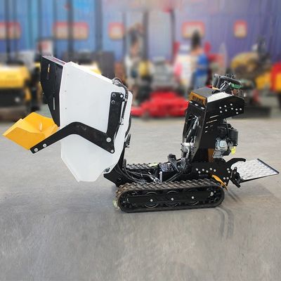 Selbstladender Mini-Crawler-Dumper mit 500 kg Ladekapazität und 360 kg Maschinengewicht