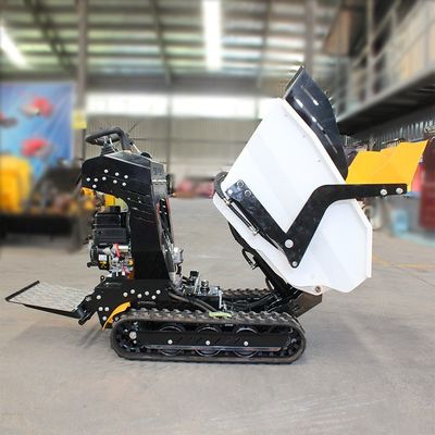 Selbstladender Mini-Crawler-Dumper mit 500 kg Ladekapazität und 360 kg Maschinengewicht