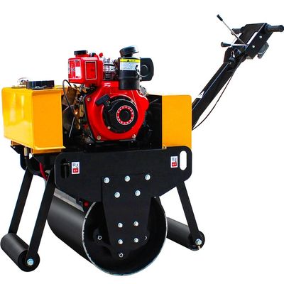 300 kg kleine Vibrationsrolle Mini Walk Behind Road Roller Compactor für den Straßenbau