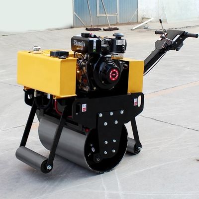 300 kg kleine Vibrationsrolle Mini Walk Behind Road Roller Compactor für den Straßenbau