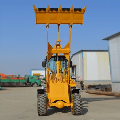 4 Radantrieb 2 Tonnen Backhoe-Lader mit und Min. Drehradius 000 mm