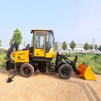 4x4 Anschluss Frontend-Lader mit Backhoe Mini-Backhoe-Lader