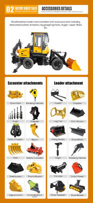 HQ-WZ-8-12 Backhoe Loader Bagger Die ultimative Maschine für Ihre Bauprojekte