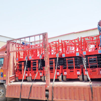 2400*1170mm Luftplattform Elektrische Hydraulik-Schere Lift mit 18 Kanal Stahl
