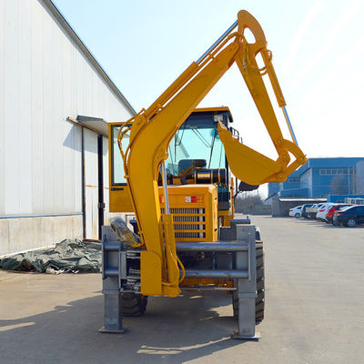 HQ-WZ-20-28 Mini-Backhoe-Ladegerät mit 37 kW und 500 mm Min. Drehradius