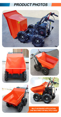 Start Mini-Dumper Truck mit Benzinmotor und 125L Eimer