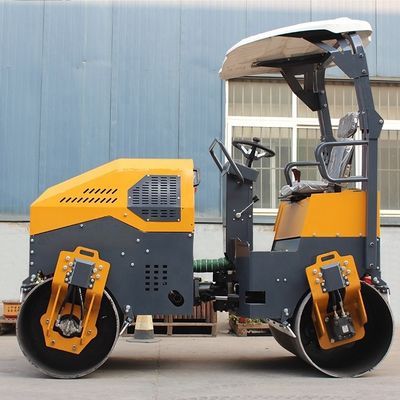 3t 3000kg Vibrator Kompaktor Dieselmotor Kleine Vibration Straßenrolle für Asphalt