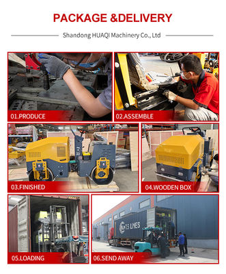 CHANGCHAI Motor Hydraulische Vibration 1500kg Mini-Straßen-Roller-Verdichter für glatte Straßen