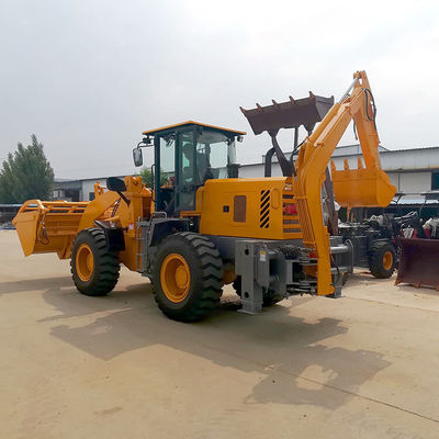 HQ-WZ-25-30 4x4 Hydraulische Baggerlader integrierte Maschinenrad Mini-Backhoe-Lader