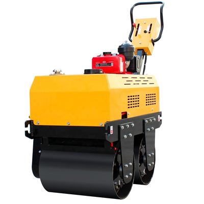 425 mm Trommeldurchmesser Kleines 0,5 Tonnen großes Doppeltrommel-Straßenroller Diesel-Asphaltkompaktor