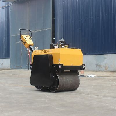 425 mm Trommeldurchmesser Kleines 0,5 Tonnen großes Doppeltrommel-Straßenroller Diesel-Asphaltkompaktor