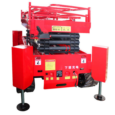Outdoor-Rough Terrain Crawler Scissor Lift mit 320 kg Kapazität und erweiterter Plattform