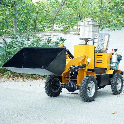 Elektrischer Start 1000 kg Hydraulischer Baggerlader Mini-Front-End-Lader mit Rücken-Begriff