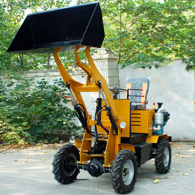 Elektrischer Start 1000 kg Hydraulischer Baggerlader Mini-Front-End-Lader mit Rücken-Begriff
