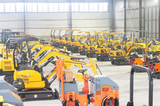 1100 mm Fahrgestellbreite HUAQI Minibagger 1 Tonne 2 Tonnen 3 Tonnen zum Graben bis 2000 mm