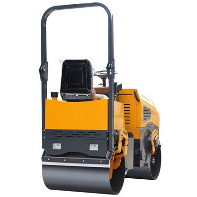 1 Tonne Mini-Vibrationswalze Kraftstoffbehälter Kapazität 5,5 L Kleine Doppeltrommel-Straßenwalze