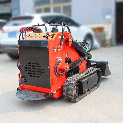 Chinesische Mini-Skid Steer Loader mit MOOG Hydraulikzylinder und Arbeitsgeschwindigkeit von 0-6 km/h