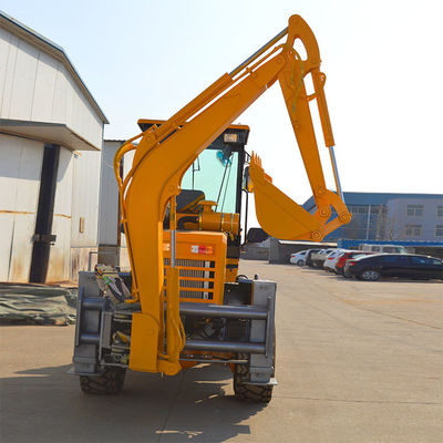 Bauarbeiten Dieselmotor-Frontlader-Backhoe-Lader mit 3-Tonnen-Radlader