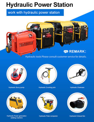 18L Hydraulikbehälter Kapazität Mini-Benzinmotor-Kraftanlage für flexible Anwendungen