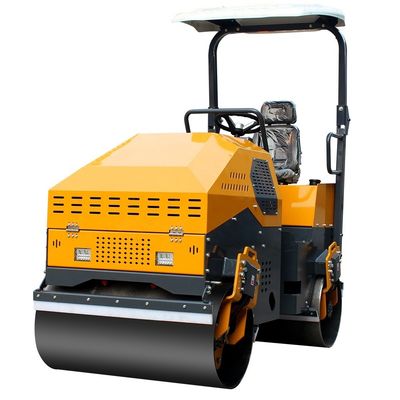 0.3 Tonnen Diesel-Benzin-Mini-Straßenwalze mit Huade-Hydraulikpumpe und Kubota-Motor