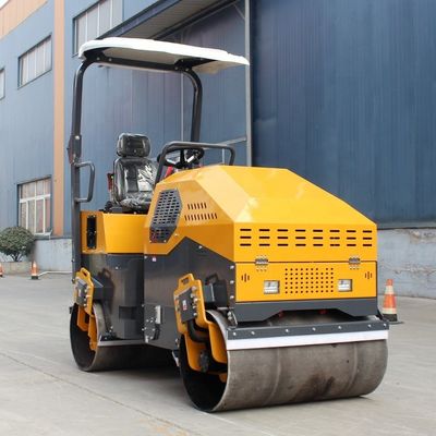 0.3 Tonnen Diesel-Benzin-Mini-Straßenwalze mit Huade-Hydraulikpumpe und Kubota-Motor