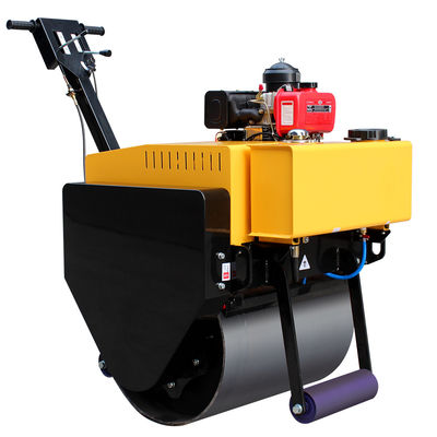20KN Aufregende Kraft HQ-YL600 Einzeltrommel Mini Walk Behind Vibratory Road Roller Hand Roller Compactor