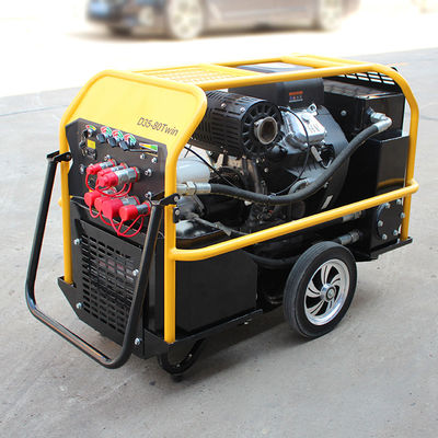 Portable Diesel-getriebene hydraulische Antriebsanlage mit Schraubenpumpe und 18L Tankkapazität