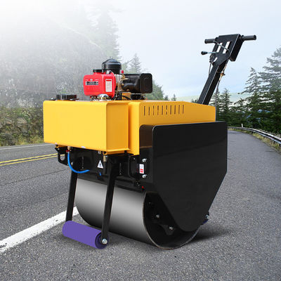 20KN Aufregende Kraft HQ-YL600 Einzeltrommel Mini Walk Behind Vibratory Road Roller Hand Roller Compactor