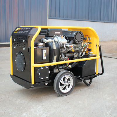 Portable Diesel-getriebene hydraulische Antriebsanlage mit Schraubenpumpe und 18L Tankkapazität